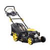 Riwall PRO RPM 4735 E multifunkčná trávna kosačka 4 v 1 s benzínovým motorom, pojazdom a elektroštartom