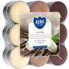 Aura Bispol Vanilla vonné čajové sviečky 18ks