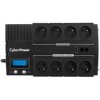 CyberPower BRICs LCD 1000, 1000VA/420W LCD, 8x FR zásuvka, RJ11/RJ45, USB BR1000ELCD-FR