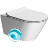GSI KUBE X závesná WC misa, Swirlflush, 36x55cm, biela dual-mat 941509