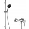 kielle Oudee - Sprchový set s batériou, tyčou, hadicou a sprchovou hlavicou, chróm - 10202SN10