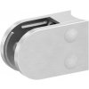 Feldmann 3842-V2A - nerezový držiak skla na rúrku pr. 42,4 mm - model 38, AISI 304 brus, pre nerezové zábradlie