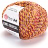 Yarn Art příze Jeans Tropical 613 oranžová, vínová, růžová