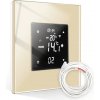 Revolo Touch WiFi digitálny termostat s externou sondou - Zlatý
