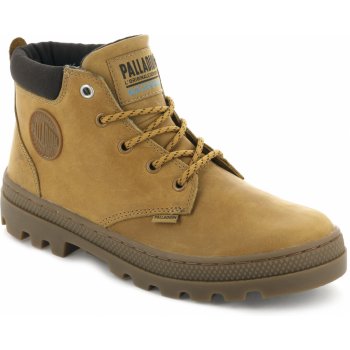 Palladium módne topánky PALLABOSSE LO CUFF WATERPROOF AMBER GOLD/CHOCOLATE BROWN/MID GUM