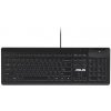 ASUS Klávesnica SmartCard KU100 (90XB05E0-BKB000) USB / Numerická časť / Čítačka SmartCardČierna