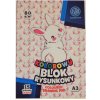 ASTRA farebné papiere A3 15 listov 80g/m2 mix motívov 106021005