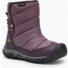 Detské snehule KEEN Puffrider WP black plum/daiquiri green