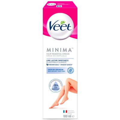 Veet Minima Hair Removal Cream Sensitive Skin 100ml