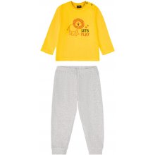 Lupilu chlapčenské pyžamo BIO žltá svetlošedá žltá svetlošedá