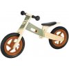 Odrážadlo plastové Spokey WOOD RIDE DUO dřevěné 2v1 khaki
