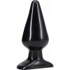 Doc Johnson čierny análny plug classic veľký 14,5 cm