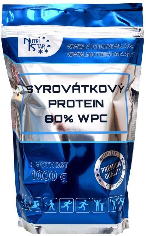 NutriStar Syrovátkový Protein 80% 1000 g