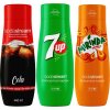 SodaStream sada 3 koncentrátov SodaStream Cola+7UP+Mirinda