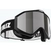Lyžiarske okuliare Bliz Liner black white logo/orange&silver mirror