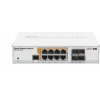 MikroTik Cloud Router Switch CRS112-8P-4S-IN, 400MHz CPU, 128MB RAM, 8xLAN, PoE max. 67W, 4xSFP slot, vrátane. Licencia L5