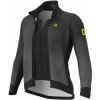 ALÉ Cycling Clothing ALÉ PR-S Storm Jacket, Grey/ Black Veľkosť: M Pánska zateplená cyklistická bunda s integrovanou vestou