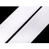 Suchý zips háčik + plyš šírka 50 mm biela 1m