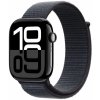 Apple Watch Series 10 42 mm Cellular klavírne čierny hliník s atramentovo fialovým prevliekacím remienkom MWX83QC/A