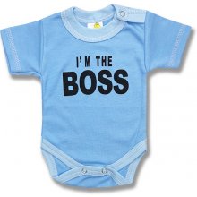 BABY´S WEAR Kojenecké body krátky rukáv Boss