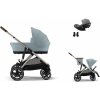 CYBEX Gazelle S + Gazelle S Cot S Travel Set Cloud G Plus i-Size + fusak Snøgga 2 ZADARMO sky blue 2023