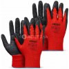 Ochranné rukavice polyesterové, potiahnuté latexom, veľkosť 9 (2 páry), trieda 2121X – AMiO-04636