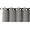 Dekoria Krátky záves na kolieskach, sivá, 390 x 40 cm, Edinburg, 115-81