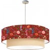 Závesná lampa dizajn Red Flower 65*100