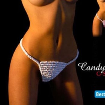 Spencer&Fleetwood Candy Lovers G String - dámske tangá z ovocných cukríkov 145g