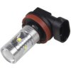 LED autožiarovka H8 - 12V/24V biela 6x5W CREE LED (2ks)
