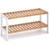 Zeller Skrinka na topánky s 2 policami, bambus