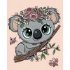zuty Maľovanie podľa čísel - Roztomilá koala na vetve, 80x100 cm, vypnuté plátno na rám (8596530058717)