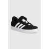 adidas Detské semišové tenisky adidas VL COURT 3.0 EL C ID9148 čierna EUR 29
