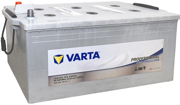 Varta Professional Dual Purpose EFB 12V 240Ah 1200A 930 240 120