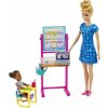 MATTEL Barbie povolání Učitelka v modrých šatech