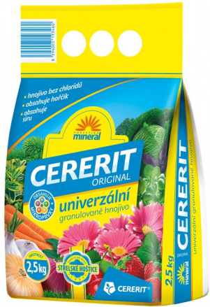 Nohel Garden Hnojivo CERERIT MINERAL univerzálne granulované 2,5 kg