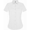 Kariban K532 dámske košele s krátkym rukávom strečová biela 2XL