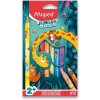 Pastelky MAPED Jungle Fever Jumbo 12 ks
