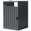 CoverTech Kryt pre 120 l alebo 240 l odpadkový kôš Alabama antracit