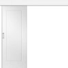 ERKADO Posuvné dvere na stenu ANUBIS - Biele (UV Lak) 70/197 cm