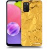 Picasee silikónový prehľadný obal pre Samsung Galaxy A02s A025G - Gold