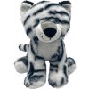 Plušový biely tiger 21cm