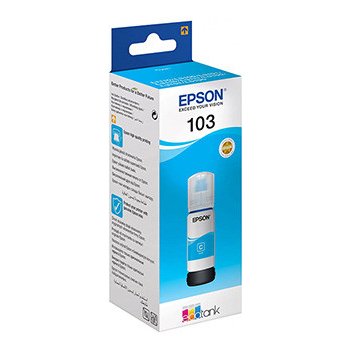 Atrament Epson 103 Cyan - originálny