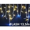 VIXEN Premium Vianocny zaves - 13,5m, teplá biela - FLASH efekt, profi vianocne osvetlenie