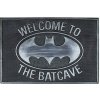 CurePink Gumová Batman Enter The Bacave šedá GP85484 60 x 40 cm