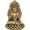 Nefertitis Budha na lotosovom kvete Abhaya mudra soška 27 cm - cca 15,5 x 19 x 27 cm