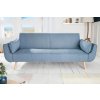 Bighome Rozkladacia sedačka DIVAN 215 cm svetlomodrá