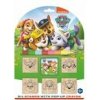 Pečiatky 5+1 s poduškou drevená 5x5cm s voskovkou Tlapková patrola / Paw Patrol