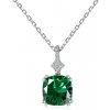 Olivie Náhrdelník so smaragdovým zirkónom 9223 Ag 925; ≤3,2 g.
