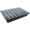 BIELBET Vstupná rohož s pozinkovanou mrežou 580x365x100 odtok 50 - 110 mm